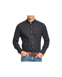 Pink Pony | Green Polo Checked Twill Shirt for Men | Lyst