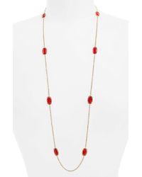 kendra scott kelsie necklace station lyst browse stores