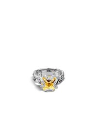 John Hardy | Yellow Classic Chain Braided Chain Band Ring | Lyst