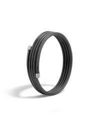 John Hardy | Black Classic Chain Small Coil Bracelet | Lyst