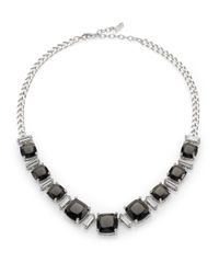 ABS By Allen Schwartz | Metallic Charmed Recolor Cushion Necklace | Lyst