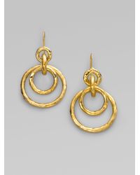 Ippolita | Metallic Glamazon 18k Yellow Gold Mini Jet Set Drop Earrings | Lyst