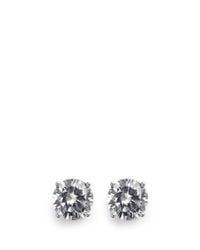 CZ by Kenneth Jay Lane | Metallic Brilliant Cut Cubic Zirconia Stud Earrings | Lyst