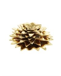 Oscar de la Renta | Metallic New York Botanical Garden Dahlia Brass Paperweight | Lyst