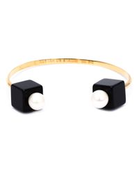 Nektar De Stagni | Metallic Pearl & Onyx Bracelet | Lyst