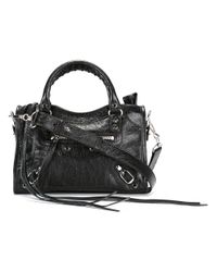 Balenciaga - Black - Mini 'classic City' Crossbody Bag - Women - Lamb Skin - One Size - Lyst