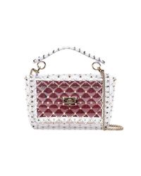 Valentino Multicolor Transparent Rockstud Spike Medium Shoulder Bag