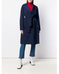 Gabardina con textura suave AALTO de color Blue