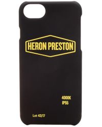 Heron Preston Iphone 8 Logo Case in Black for Men - Lyst