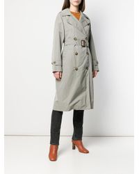 Woolrich Green Klassischer Trenchcoat