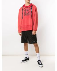 À La Garçonne Orange Oversized Felix Sweatshirt À La Garçonne + Hering