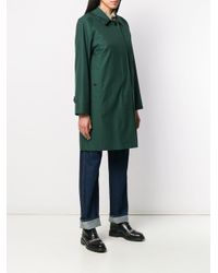 Burberry The Camden Car Mantel in het Green