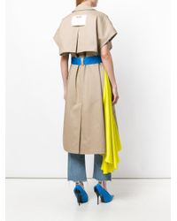 Trench à manches courtes MSGM en coloris Multicolor