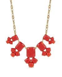 kate spade new york | Red Swirl Around Necklace | Lyst