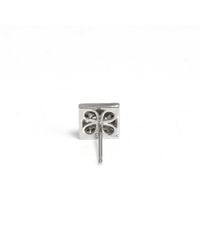 Sydney Evan | White Gold Large Pyramid Studs | Lyst