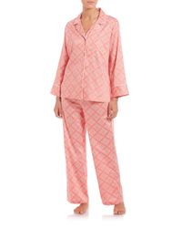 Natori | Pink Marcela Printed Pajamas | Lyst