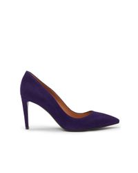 Ralph Lauren | Purple Suede Dinah Pump | Lyst