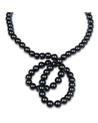 Stella McCartney - Black Pearl Necklace - Lyst