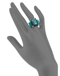 Ippolita | Blue Rock Candy Wonderland Kelly Semi-precious Multi-stone & Sterling Silver Three-stone Ring | Lyst