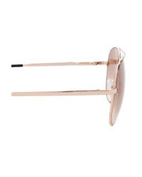 Cutler & Gross | Metallic Classic Gold Aviator Sungls | Lyst