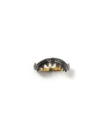 Ara Vartanian | Serrated Black Diamond Ring | Lyst