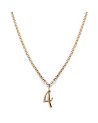 Lulu Frost - Metallic Code Number 14kt #4 Necklace - Lyst