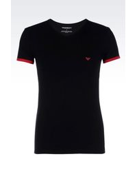 Emporio Armani | Black Undershirt for Men | Lyst