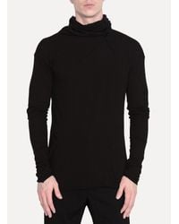 Lost and Found Rooms - Black High Neck Top for Men - Lyst