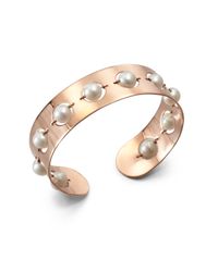 Delfina Delettrez | White Freshwater Pearl Bracelet | Lyst