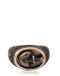 Bonato Milano 1960 | Black Heart Chevalier Ring for Men | Lyst