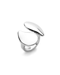 Diane von Furstenberg | Metallic Double Teardrop Ring | Lyst