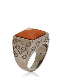 Marco Ta Moko | Orange Aventurine Ring | Lyst