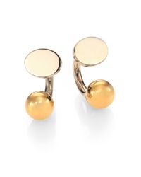 Chloé | Metallic Darcey Geometric Arc Earrings | Lyst