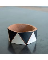 Lauren Manoogian | White Triangle Cuff | Lyst