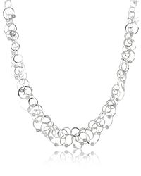 Orlando Orlandini - Metallic Scintille Anniversary - Diamond 18k White Gold Chain Necklace - Lyst