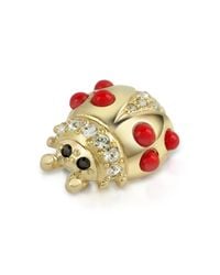 AZ Collection - Metallic Ladybug Pin - Lyst
