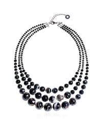 Antica Murrina - Optical 1 Top - Black Murano Glass Choker - Lyst