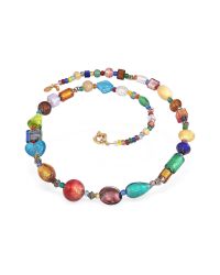 Antica Murrina - Fanny - Multicolor Murano Glass Bead Necklace - Lyst