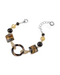 Antica Murrina - Black Bolero - Murano Glass Bead Bracelet - Lyst