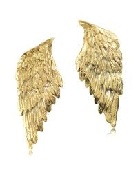 Bernard Delettrez - Metallic Bronze Wings Earrings - Lyst