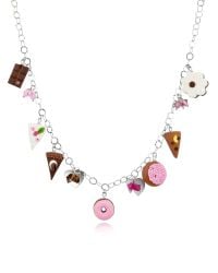 Dolci Gioie | Metallic Sterling Silver Charm Necklace | Lyst