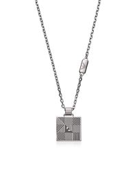 Emporio Armani - Metallic Egs2507040 Signature Men's Necklace for Men - Lyst