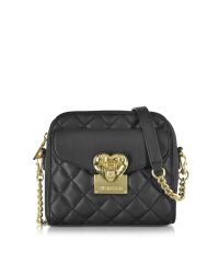 love moschino quilted soft nero