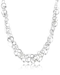 Orlando Orlandini - Metallic Scintille Anniversary - Diamond 18k White Gold Chain Necklace - Lyst