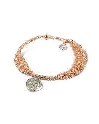 Orlando Orlandini | Pink Galaxy - Diamond Charm 18k Rose Gold Bracelet | Lyst