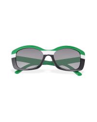 Prada - Pink Multicolor Rectanguar Sunglasses - Lyst