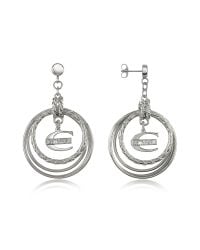 Just Cavalli - Metallic Infinity - Logo Charm Earrings - Lyst