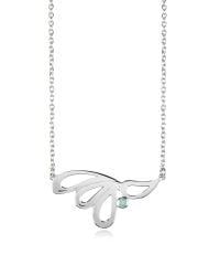 Sho London - Metallic Sterling Silver Mari Splash Necklace - Lyst