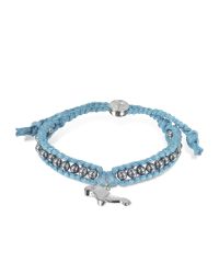 Sho London - Blue Manatee Friendship Silk Bracelet - Lyst