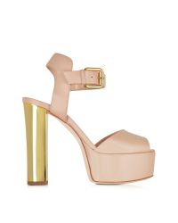 Giuseppe Zanotti - Pink Lavinia Sand Nappa Platform Sandal - Lyst